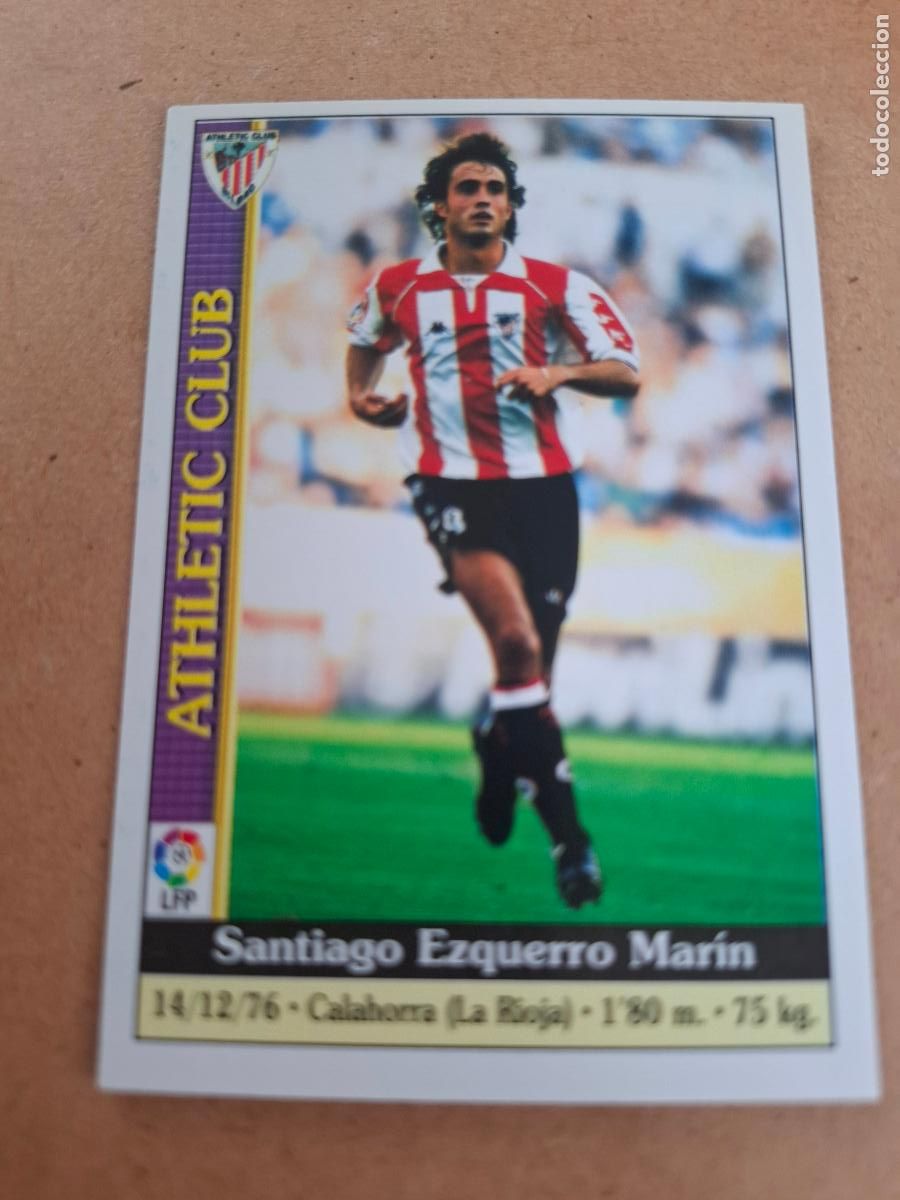 Collectionnisme Cartes &agrave; collectionner anciennes: MUNDICROMO 1999 2000 99 00 - 142 EZQUERRO - ATHLETIC CLUB