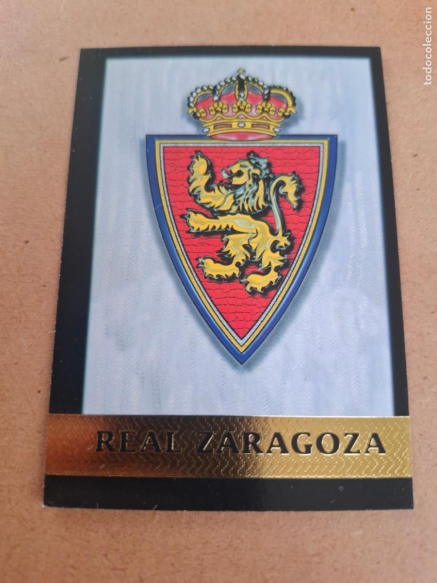 Collezionismo Figurine antiche: MUNDICROMO 1999 2000 99 00 - 145 ESCUDO - REAL ZARAGOZA