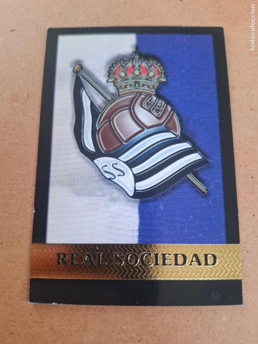 Sammeln alte Sammelbilder: MUNDICROMO 1999 2000 99 00 - 163 ESCUDO - REAL SOCIEDAD