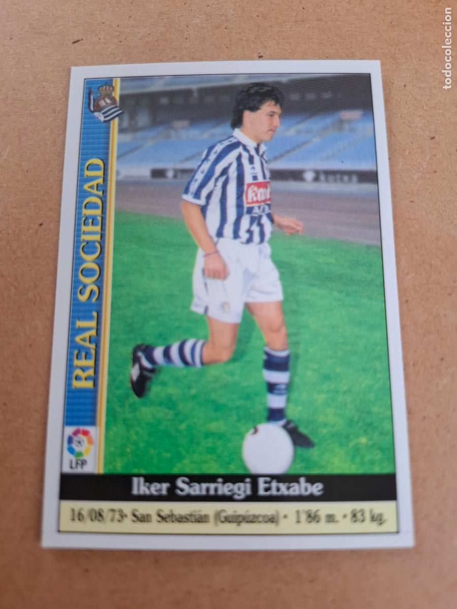 Colecionismo Cromos antigos: MUNDICROMO 1999 2000 99 00 - 173 SARRIEGI - REAL SOCIEDAD