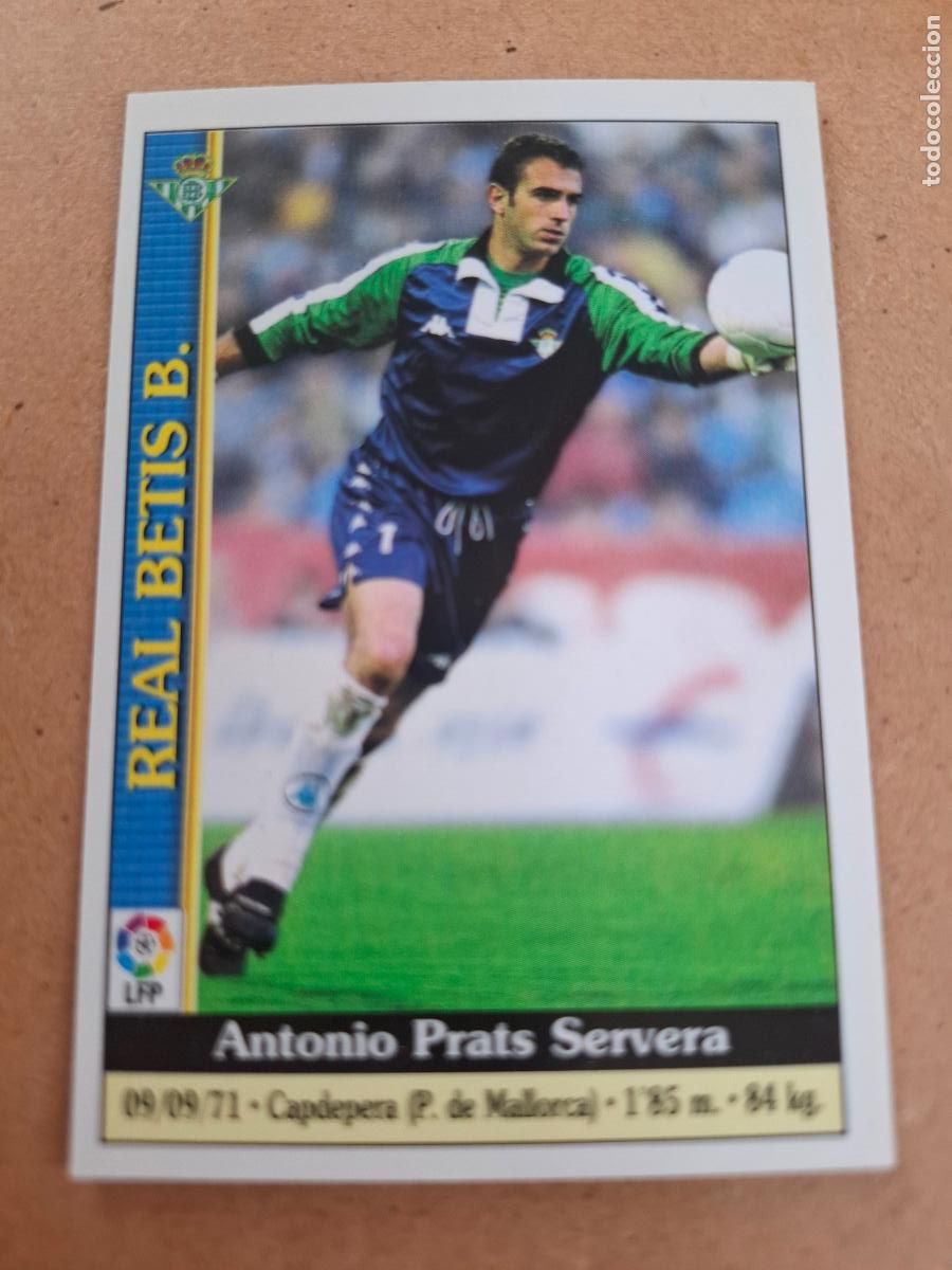 Sammeln alte Sammelbilder: MUNDICROMO 1999 2000 99 00 - 183 PRATS - REAL BETIS