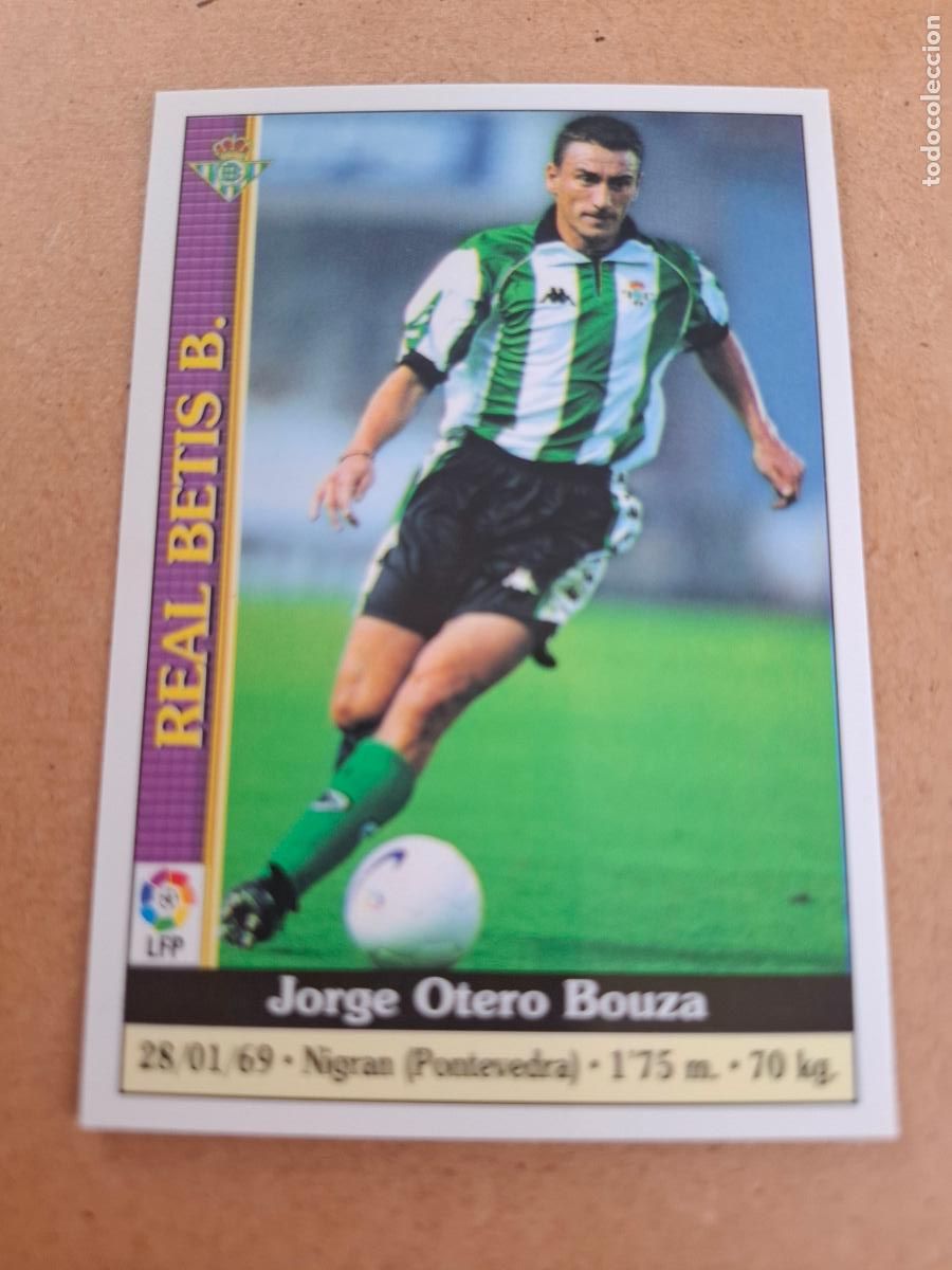 Sammeln alte Sammelbilder: MUNDICROMO 1999 2000 99 00 - 185 OTERO - REAL BETIS