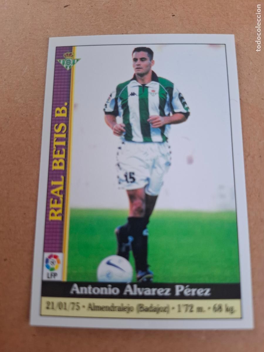 Coleccionismo cromos antiguos: MUNDICROMO 1999 2000 99 00 - 192 ITO - REAL BETIS