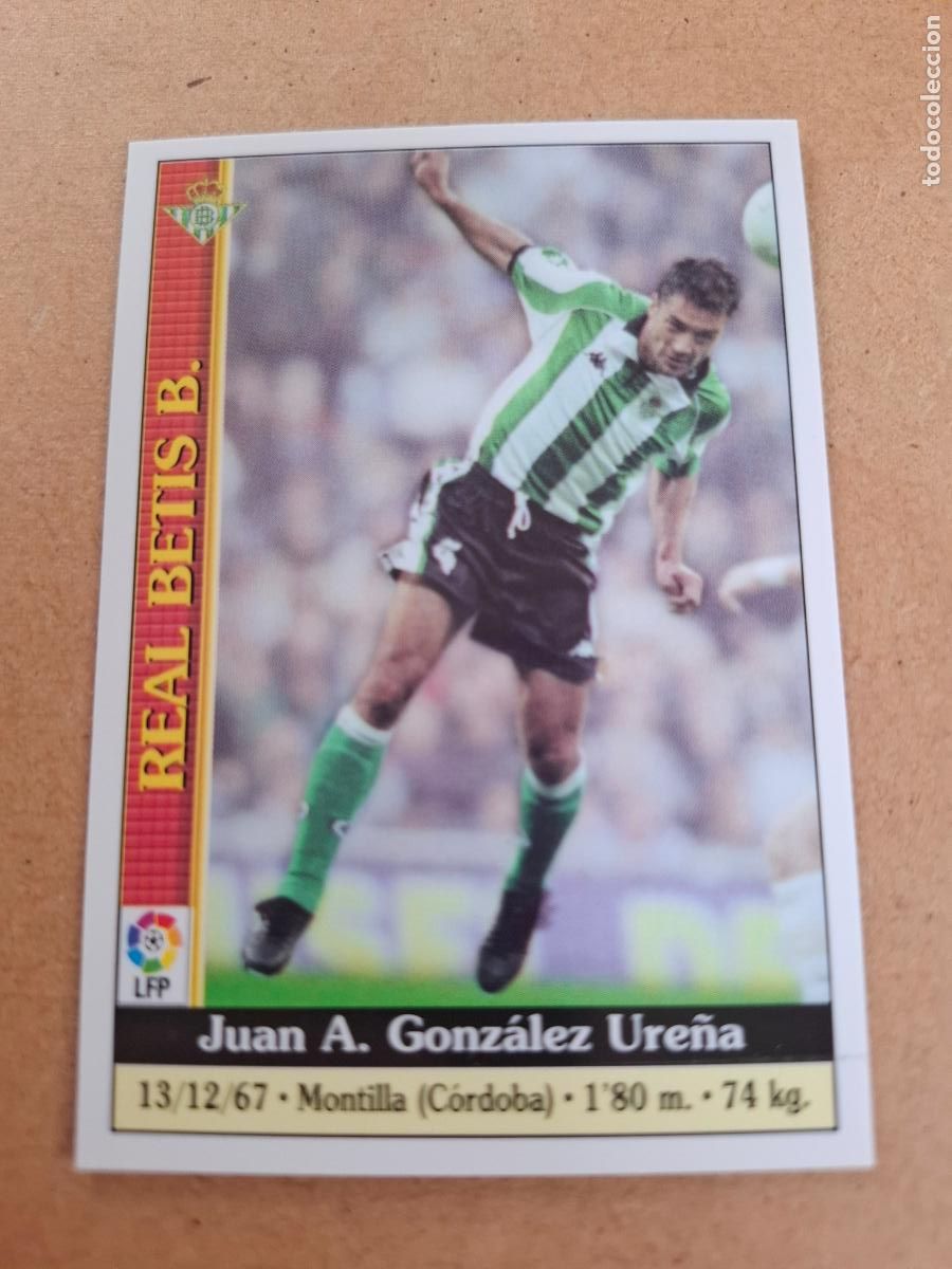Coleccionismo cromos antiguos: MUNDICROMO 1999 2000 99 00 - 194 URE&Ntilde;A - REAL BETIS