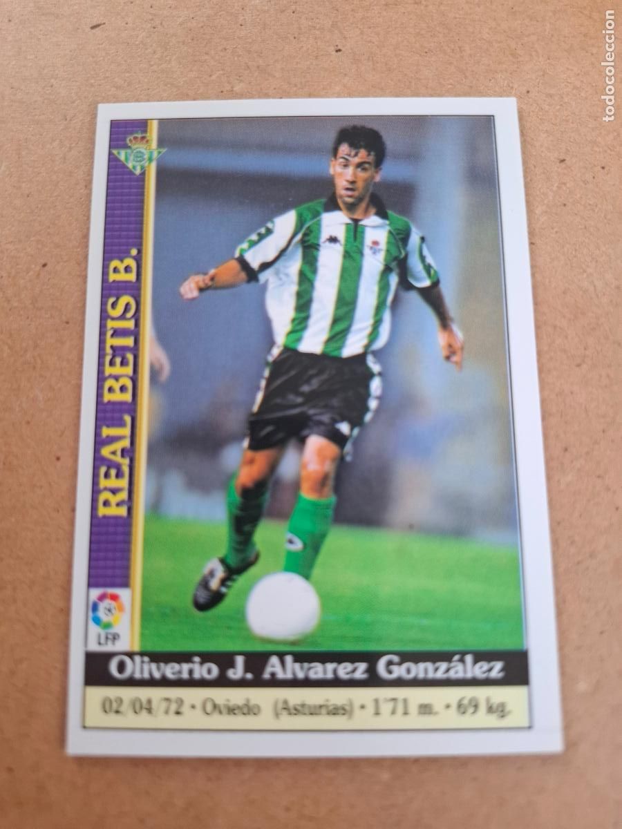 Coleccionismo cromos antiguos: MUNDICROMO 1999 2000 99 00 - 197 OLI ( CORREGIDO ) - REAL BETIS
