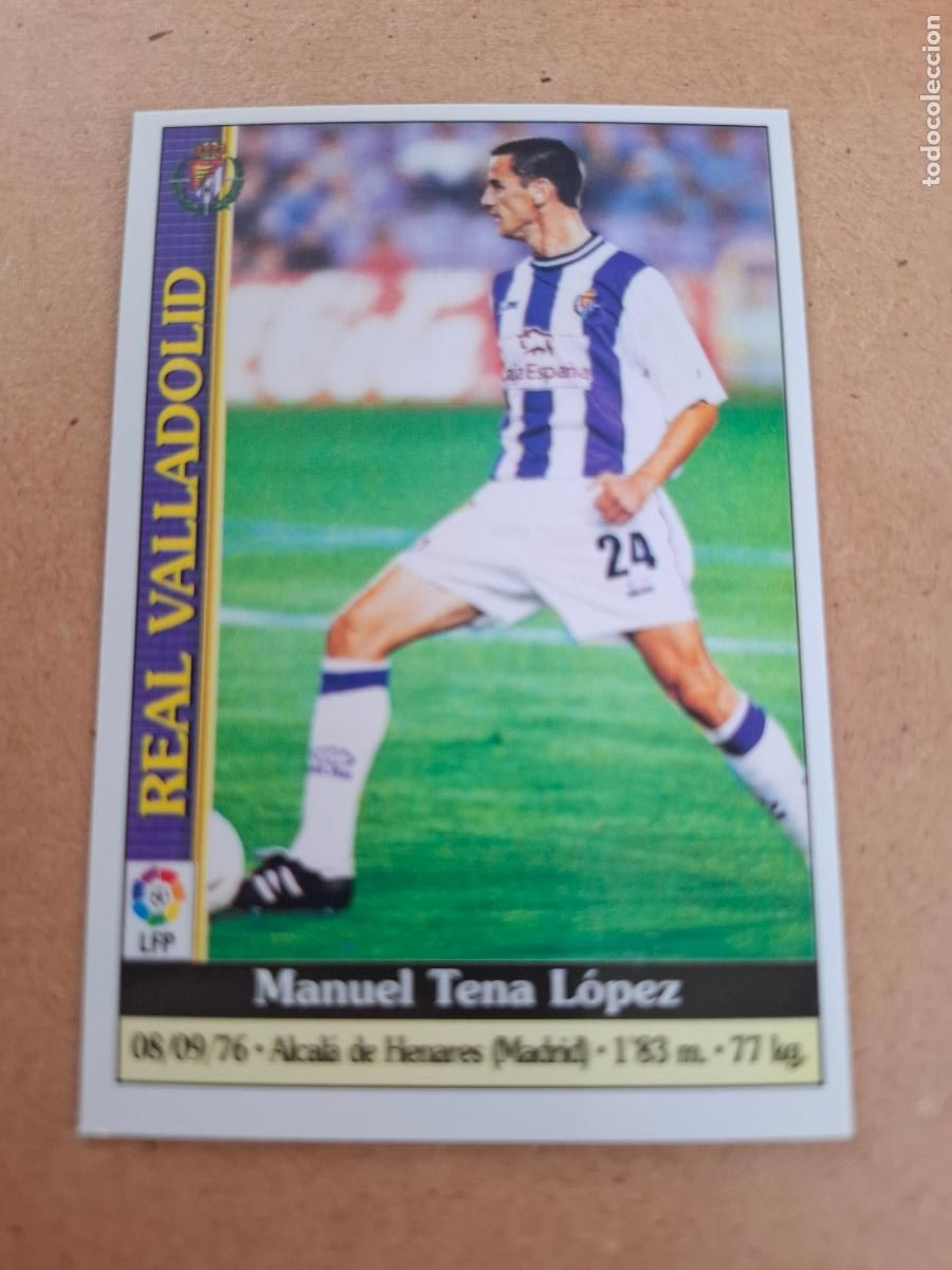 Coleccionismo cromos antiguos: MUNDICROMO 1999 2000 99 00 - 215 TENA - REAL VALLADOLID