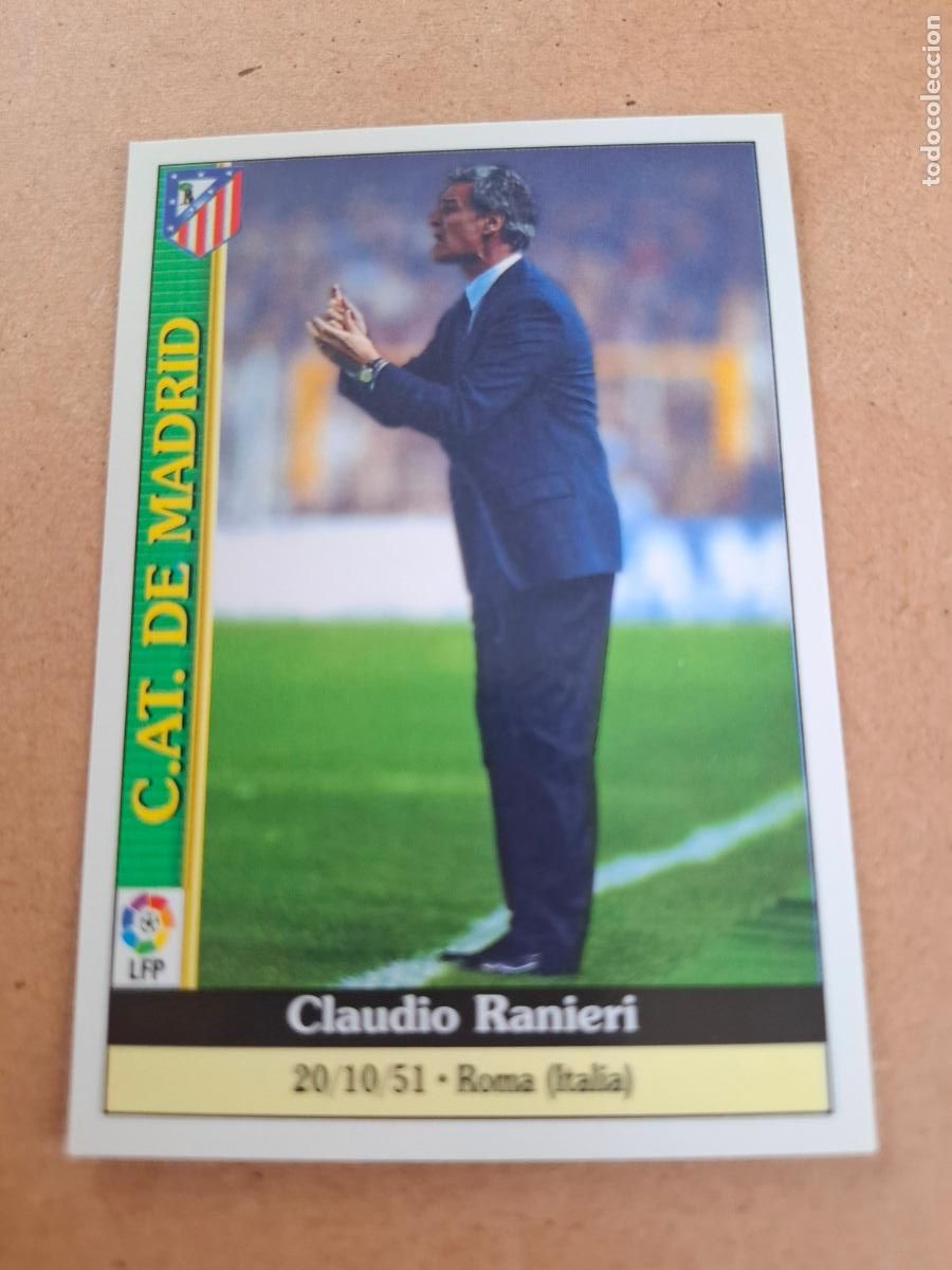 Coleccionismo cromos antiguos: MUNDICROMO 1999 2000 99 00 - 218 RANIERI -AT. MADRID