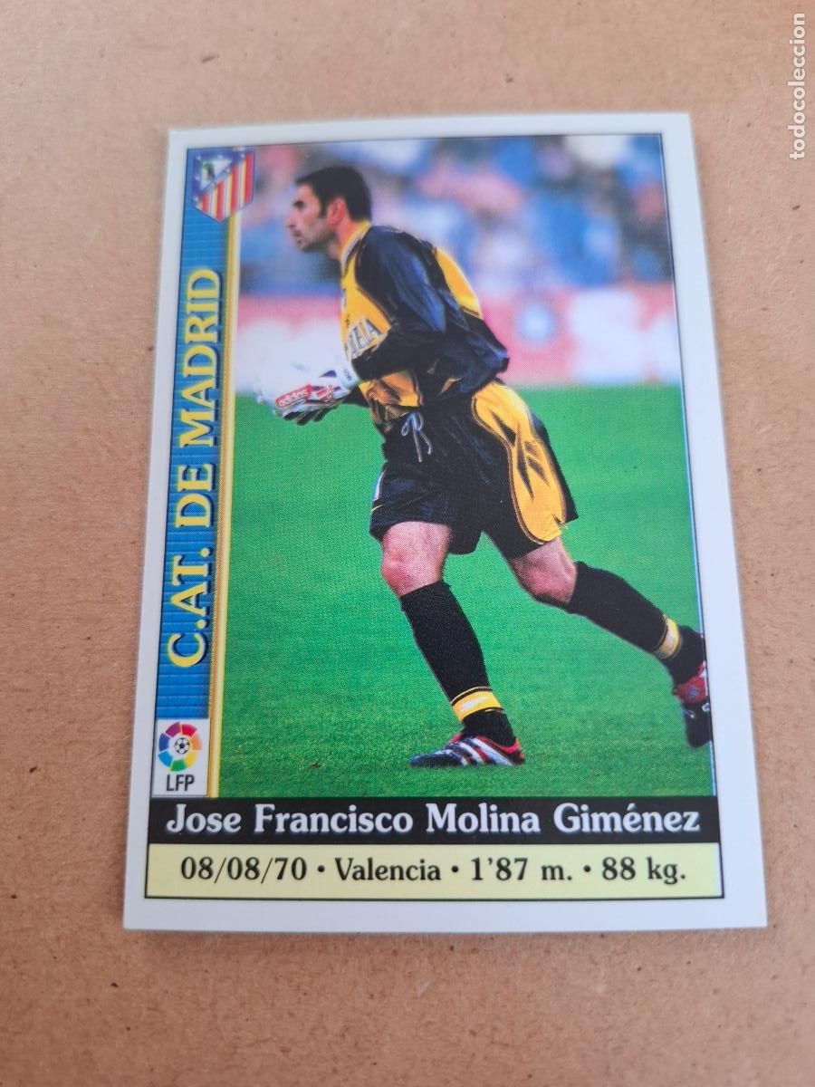 Coleccionismo cromos antiguos: MUNDICROMO 1999 2000 99 00 - 219 MOLINA - AT. MADRID