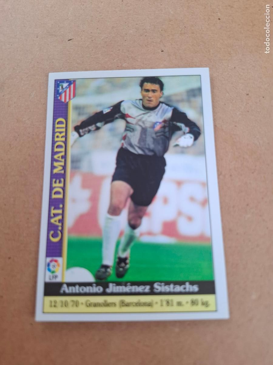 Coleccionismo cromos antiguos: MUNDICROMO 1999 2000 99 00 - 220 TONI ( CORREGIDO ) - AT. MADRID