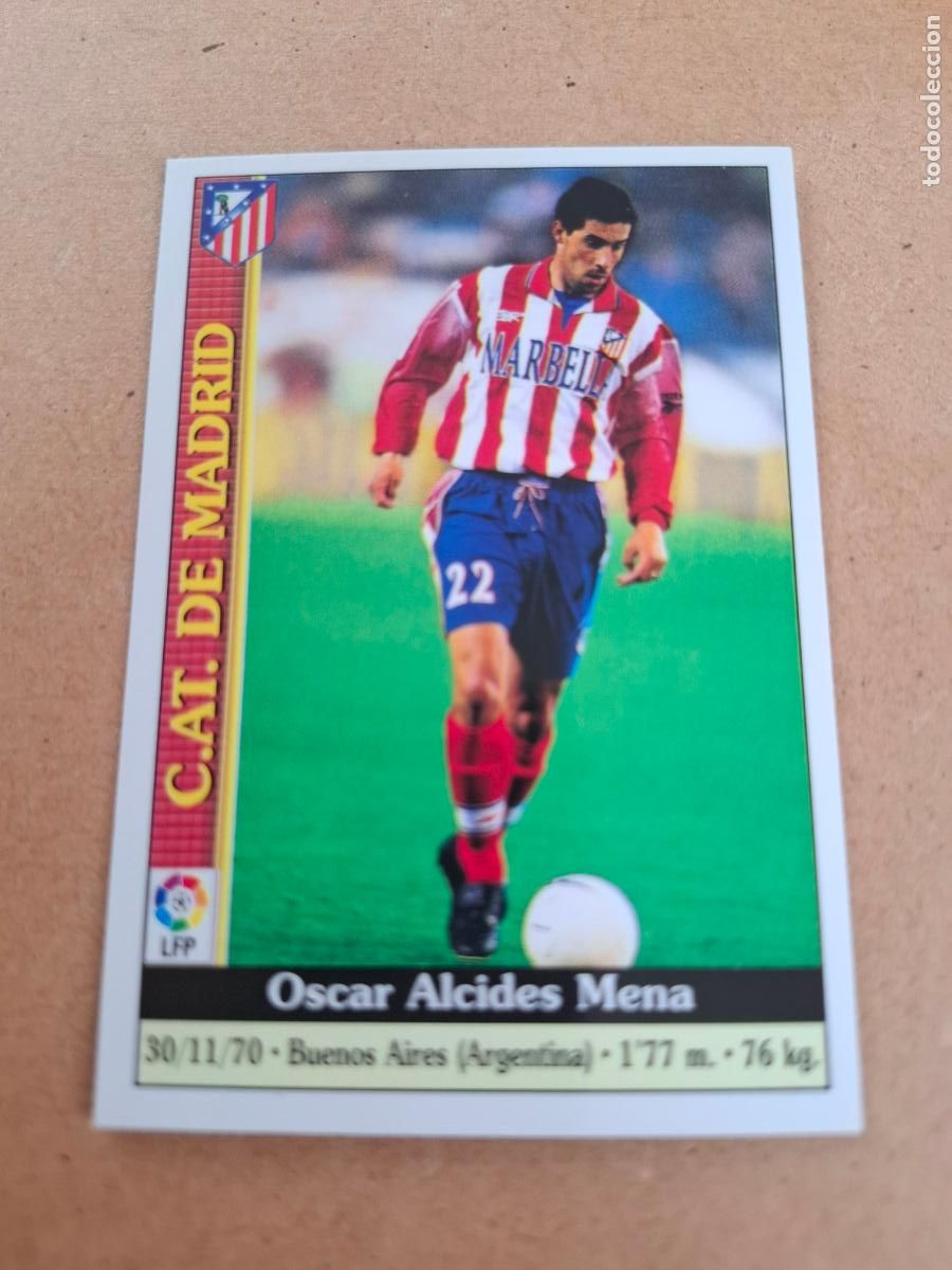 Coleccionismo cromos antiguos: MUNDICROMO 1999 2000 99 00 - 226 MENA - AT. MADRID