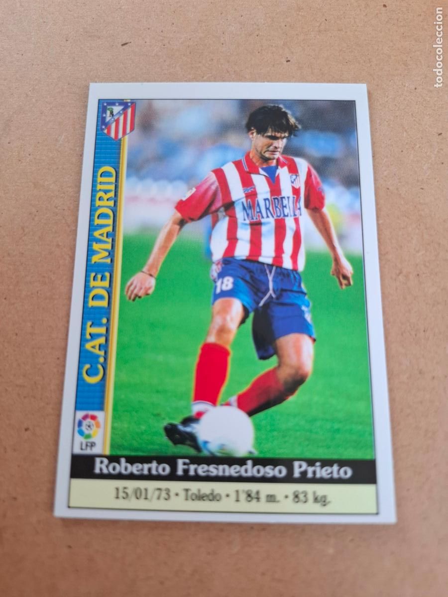 Coleccionismo cromos antiguos: MUNDICROMO 1999 2000 99 00 - 227 ROBERTO - AT. MADRID
