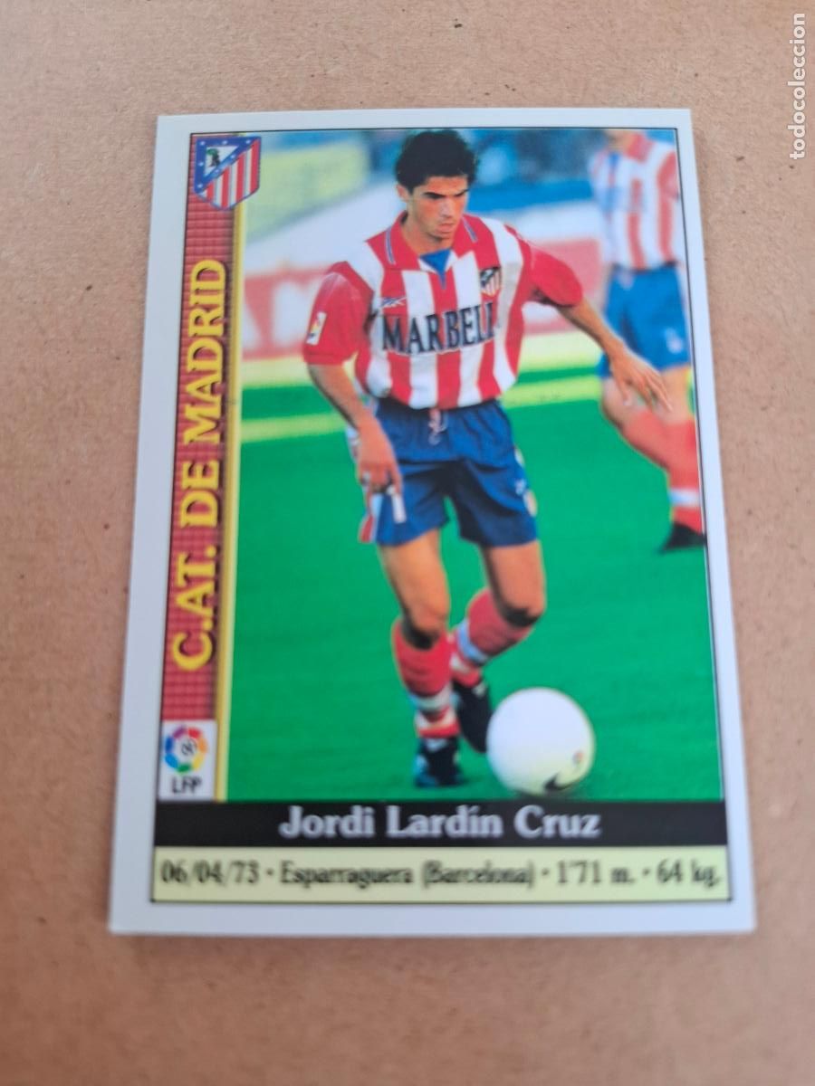 Coleccionismo cromos antiguos: MUNDICROMO 1999 2000 99 00 - 230 LARD&Iacute;N - AT. MADRID