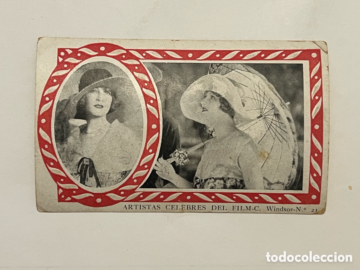 Coleccionismo cromos antiguos: CLAIRE WINDSOR.. Serie B, No.21, Cromo Artistas C&eacute;lebres del Film. Chocolate AMATLLER.
