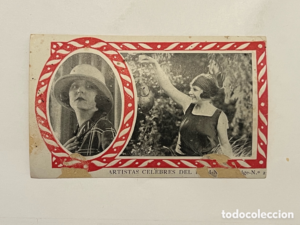 Coleccionismo cromos antiguos: NORMA TALMADGE.. Serie B, No.23, Cromo Artistas C&eacute;lebres del Film. Chocolate AMATLLER.