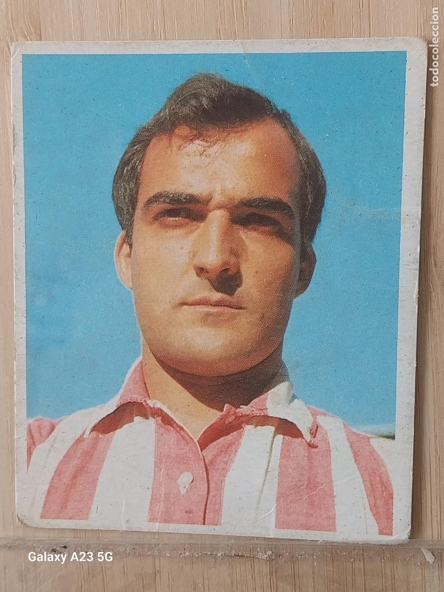 Coleccionismo cromos antiguos: SAEZ ATHLETIC BILBAO CAMPEONES BRUGUERA A&Ntilde;O 1968 68 69 CROMO 21 ORIGINAL SIN PEGAR NUNCA