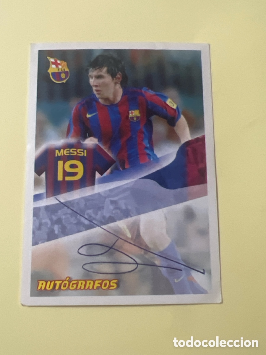 Collezionismo Figurine antiche: C3201. SUPER BAR&Ccedil;A 2005/2006 - N&ordm; 109 - AUT&Oacute;GRAFOS - MESSI - PANINI - NUNCA PEGADO.