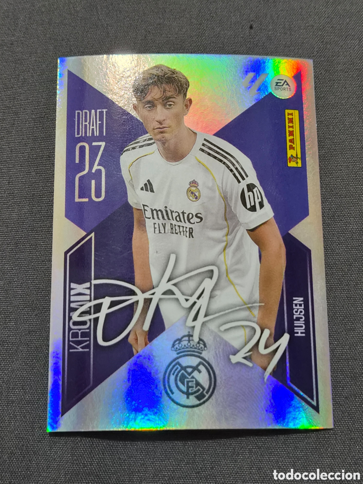 Coleccionismo cromos antiguos: 10 - HUIJSEN, REAL MADRID KROMIX LIGA ESTE 2026 2027