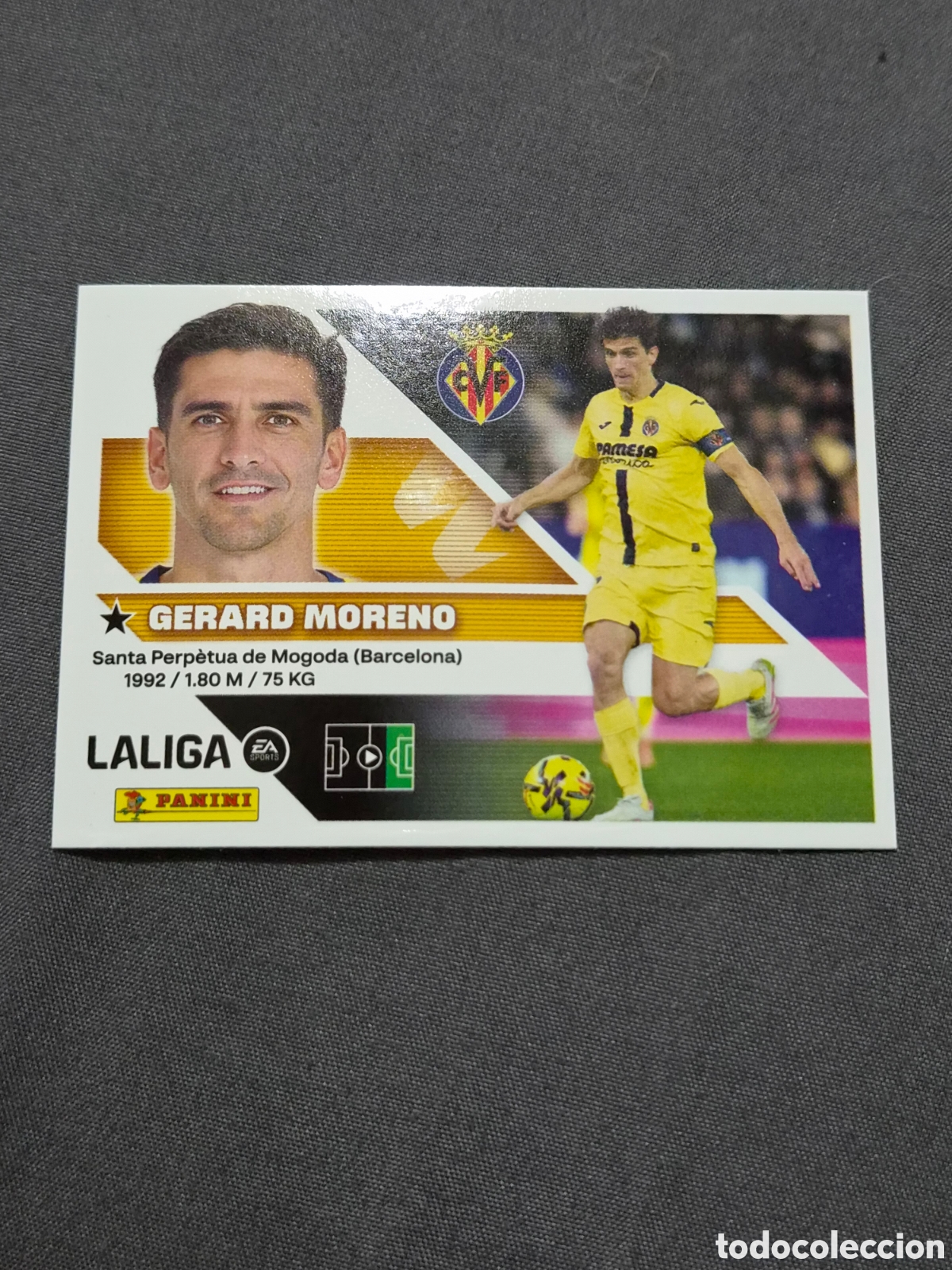 Sammeln alte Sammelbilder: 20 - GERARD MORENO , VILLARREAL LIGA ESTE 2026 2027