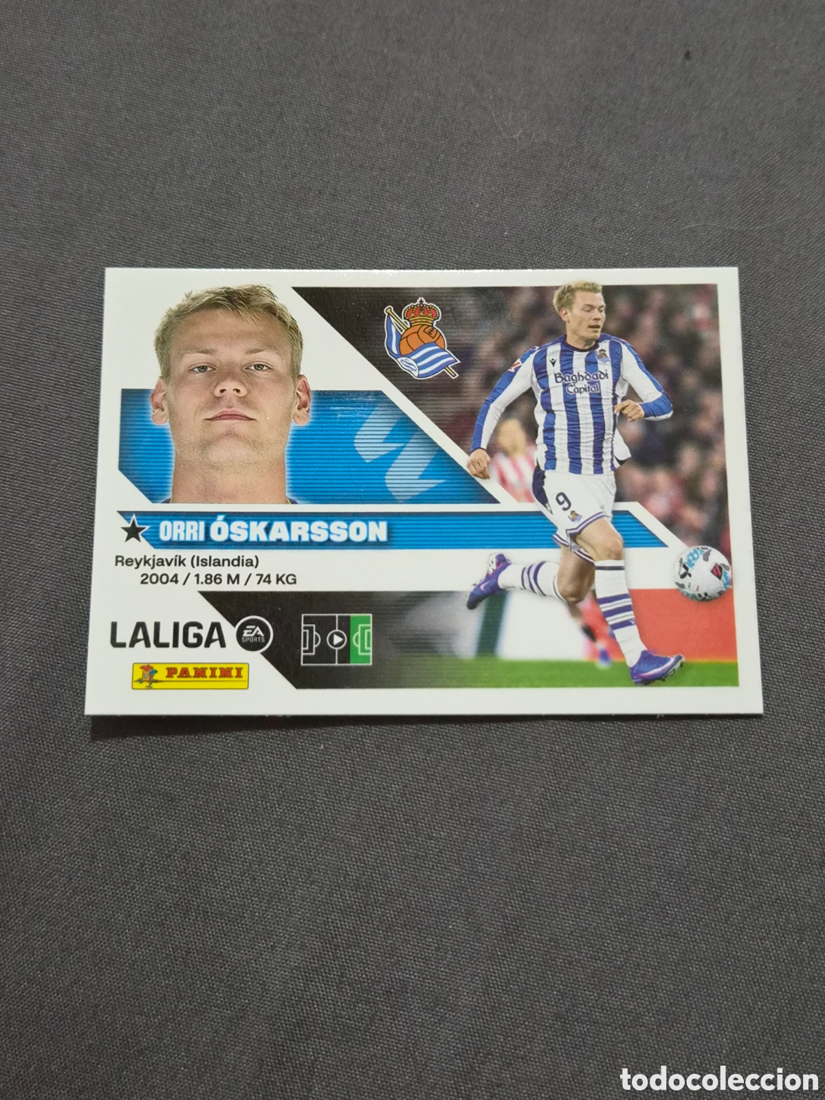 Sammeln alte Sammelbilder: 19 - OSKARSSON , REAL SOCIEDAD LIGA ESTE 2026 2027