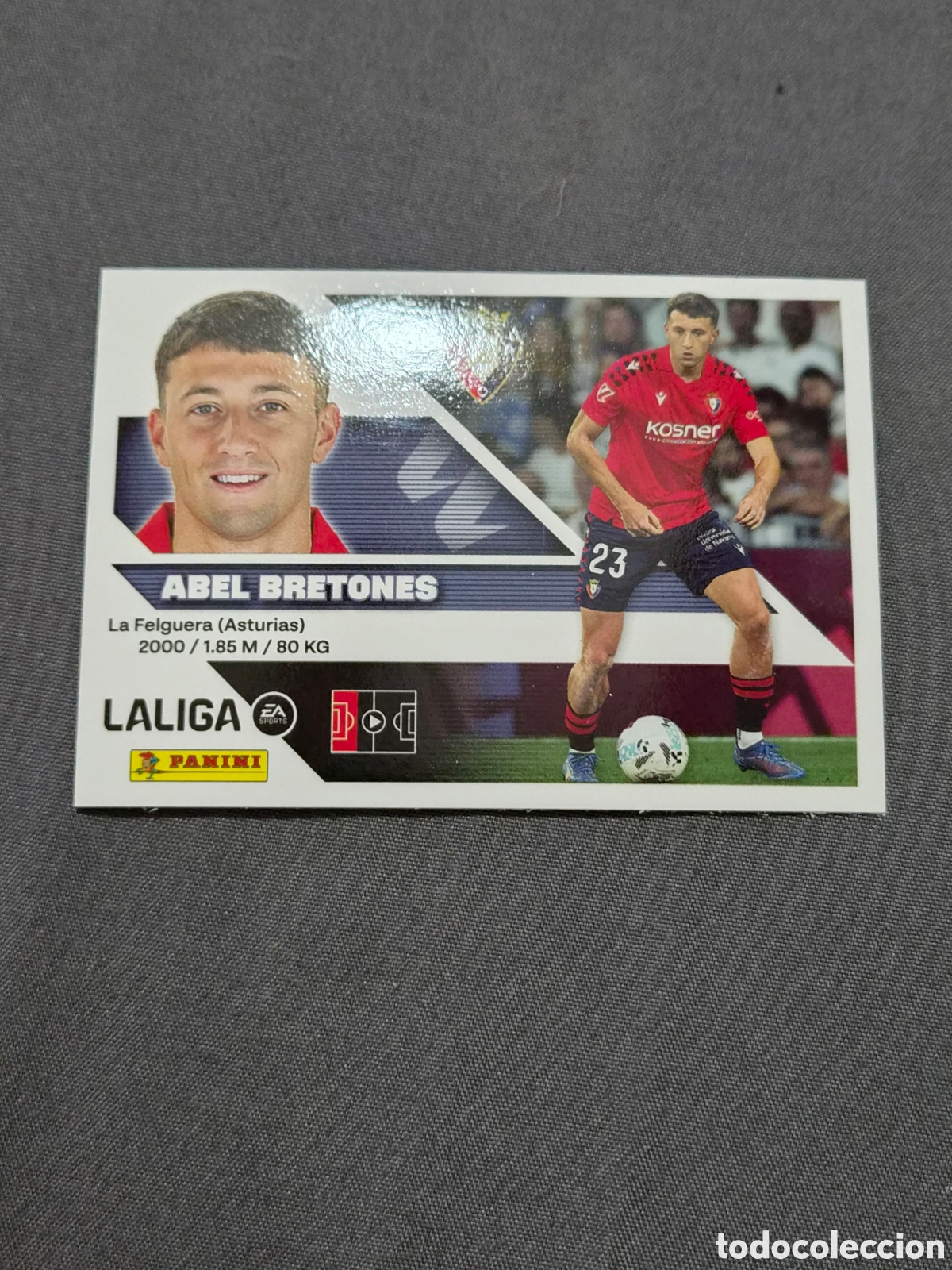 Coleccionismo cromos antiguos: 9 - ABEL BRETONES, OSASUNA LIGA ESTE 2026 2027
