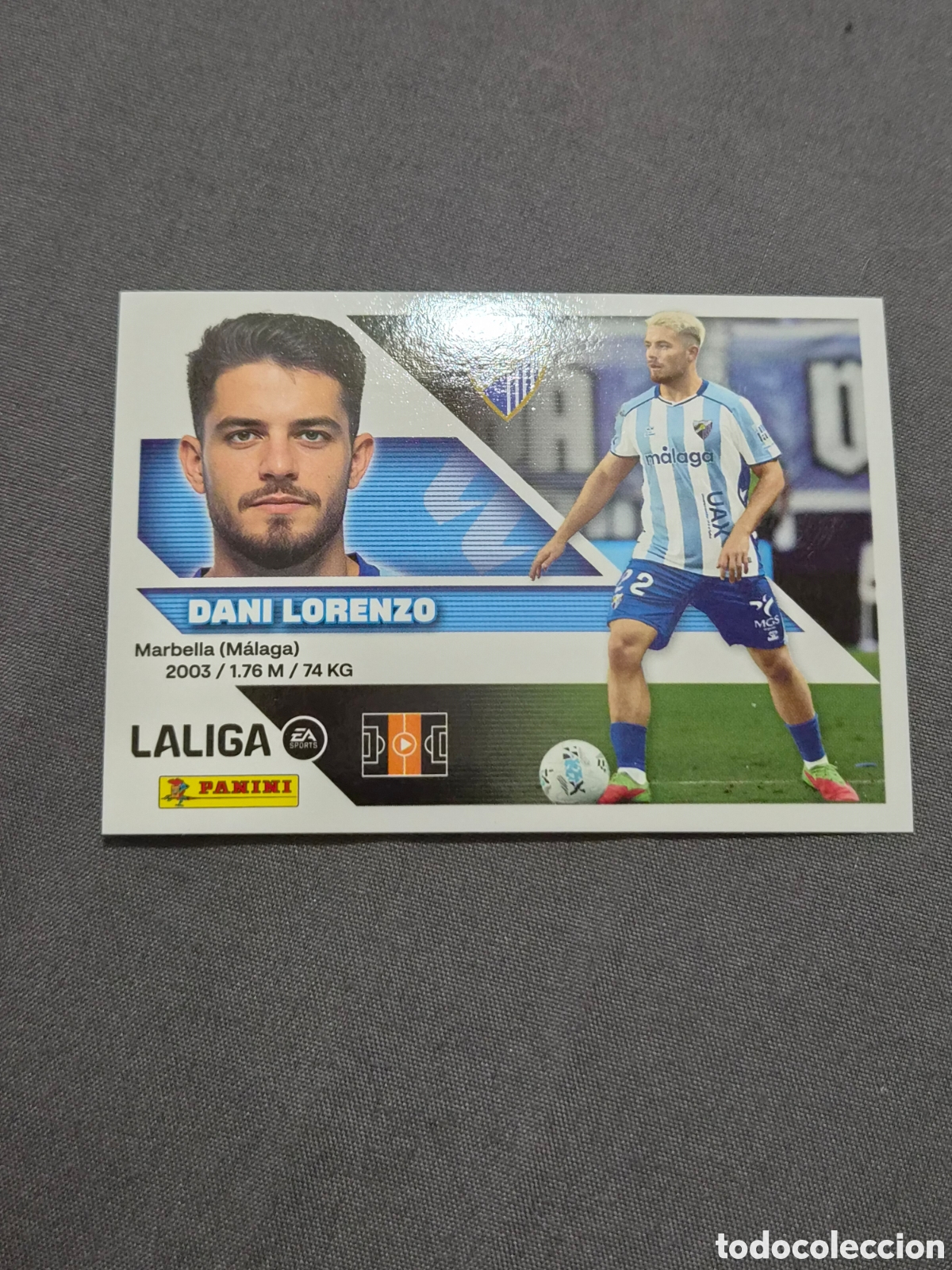 Coleccionismo cromos antiguos: 12 - DANI LORENZO, M&Aacute;LAGA LIGA ESTE 2026 2027
