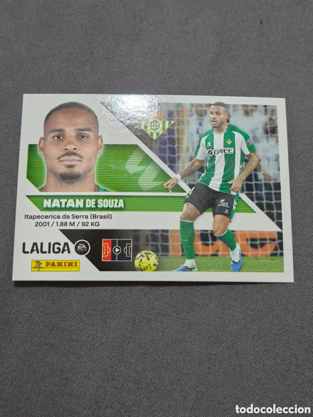 Coleccionismo cromos antiguos: 8 - NATAN, BETIS LIGA ESTE 2026 2027