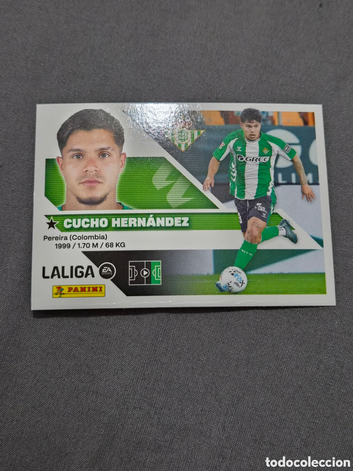 Coleccionismo cromos antiguos: 19 - CUCHO HERN&Aacute;NDEZ, BETIS LIGA ESTE 2026 2027