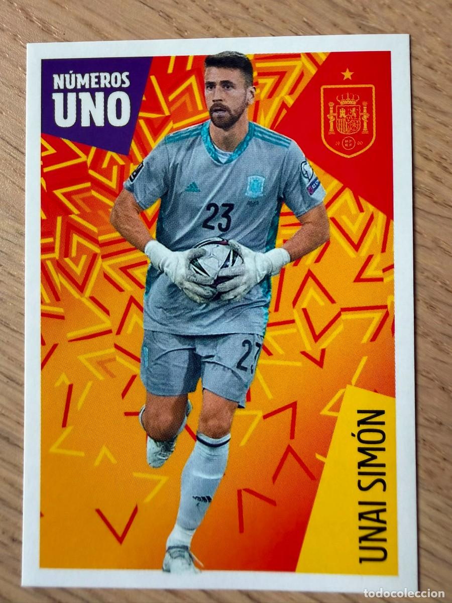 Coleccionismo cromos antiguos: 8 UNAI SIMON LOS IDOLOS DE LA ROJA CRACKS CARREFOUR ESPA&Ntilde;A MUNDIAL 2022 22 SIN PEGAR PANINI