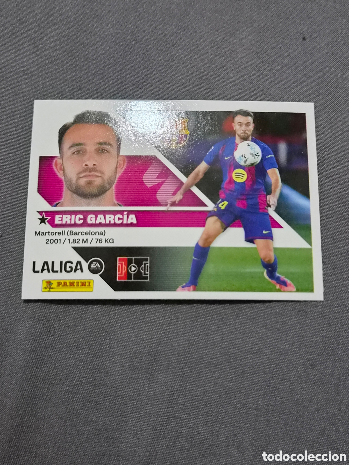 Coleccionismo cromos antiguos: 11 - ERIC GARC&Iacute;A, BARCELONA LIGA ESTE 2026 2027
