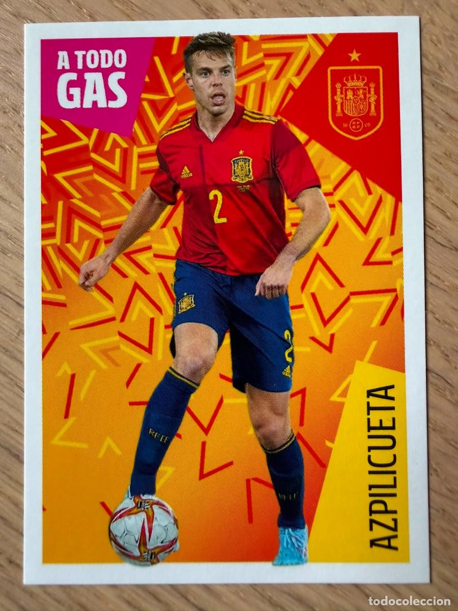 Coleccionismo cromos antiguos: 12 AZPILICUETA LOS IDOLOS DE LA ROJA CRACKS CARREFOUR ESPA&Ntilde;A MUNDIAL 2022 22 SIN PEGAR PANINI