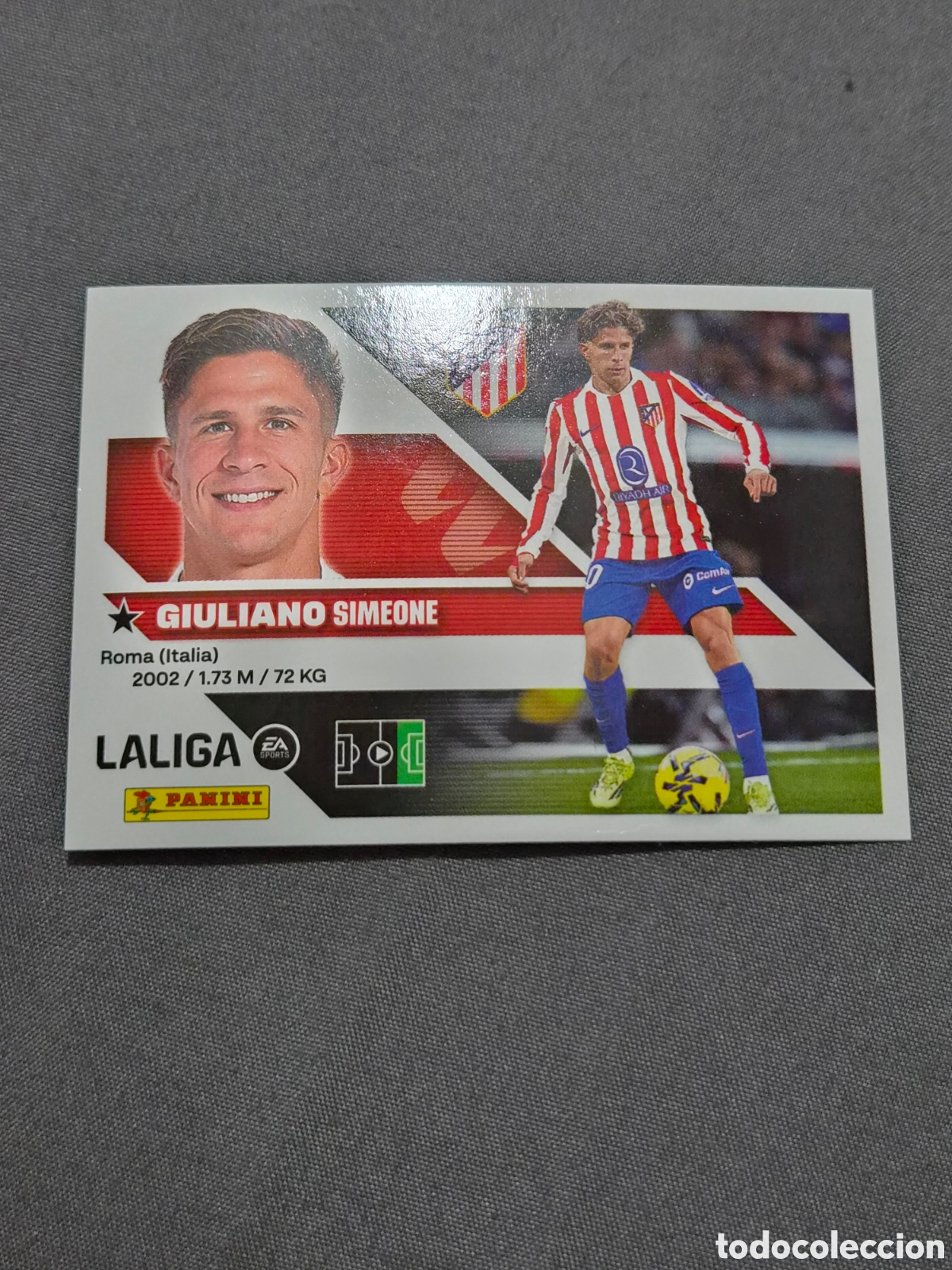 Coleccionismo cromos antiguos: 17 - GIULIANO, AT.MADRID LIGA ESTE 2026 2027