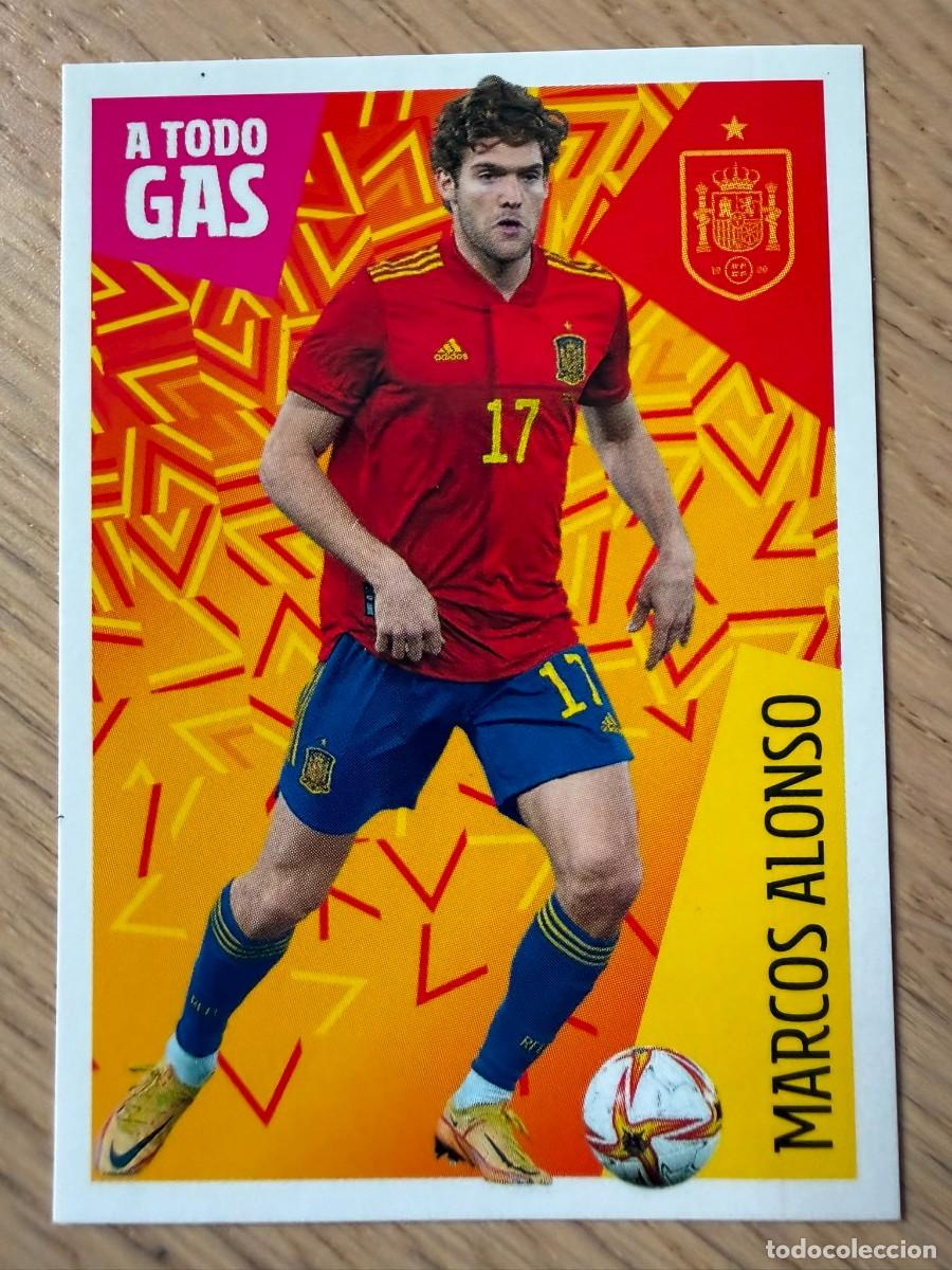 Coleccionismo cromos antiguos: 15 MARCOS ALONSO LOS IDOLOS DE LA ROJA CRACKS CARREFOUR ESPA&Ntilde;A MUNDIAL 2022 22 SIN PEGAR PANINI