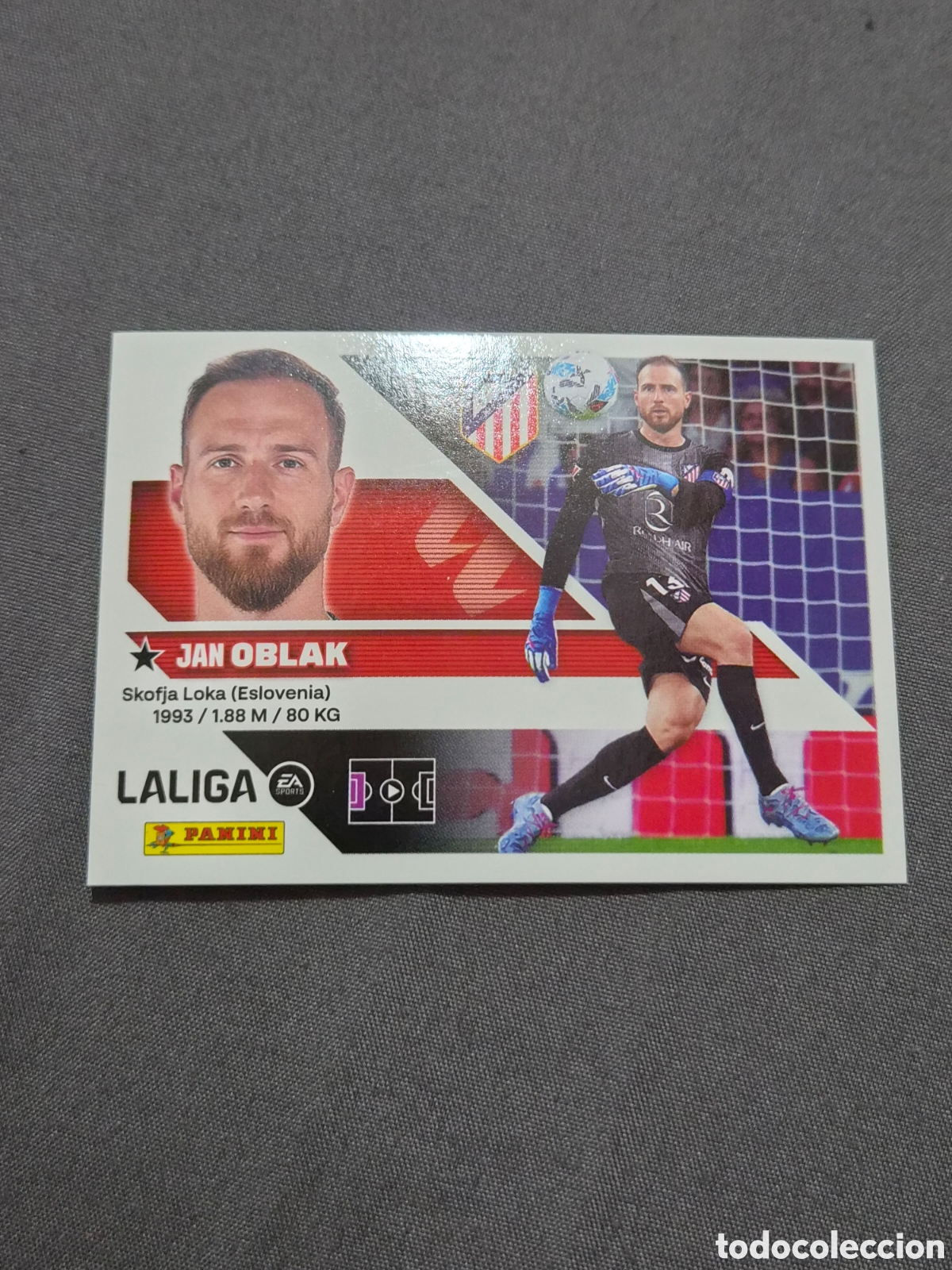 Coleccionismo cromos antiguos: 3 - OBLAK, AT.MADRID LIGA ESTE 2026 2027