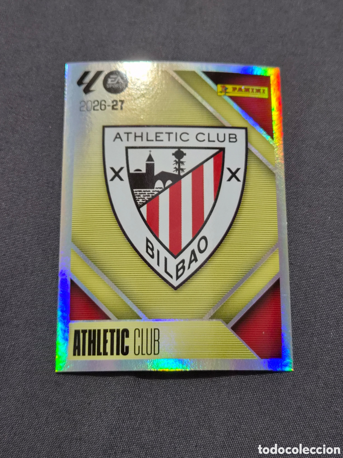 Coleccionismo cromos antiguos: 1 - ESCUDO AT.BILBAO LIGA ESTE 2026 2027