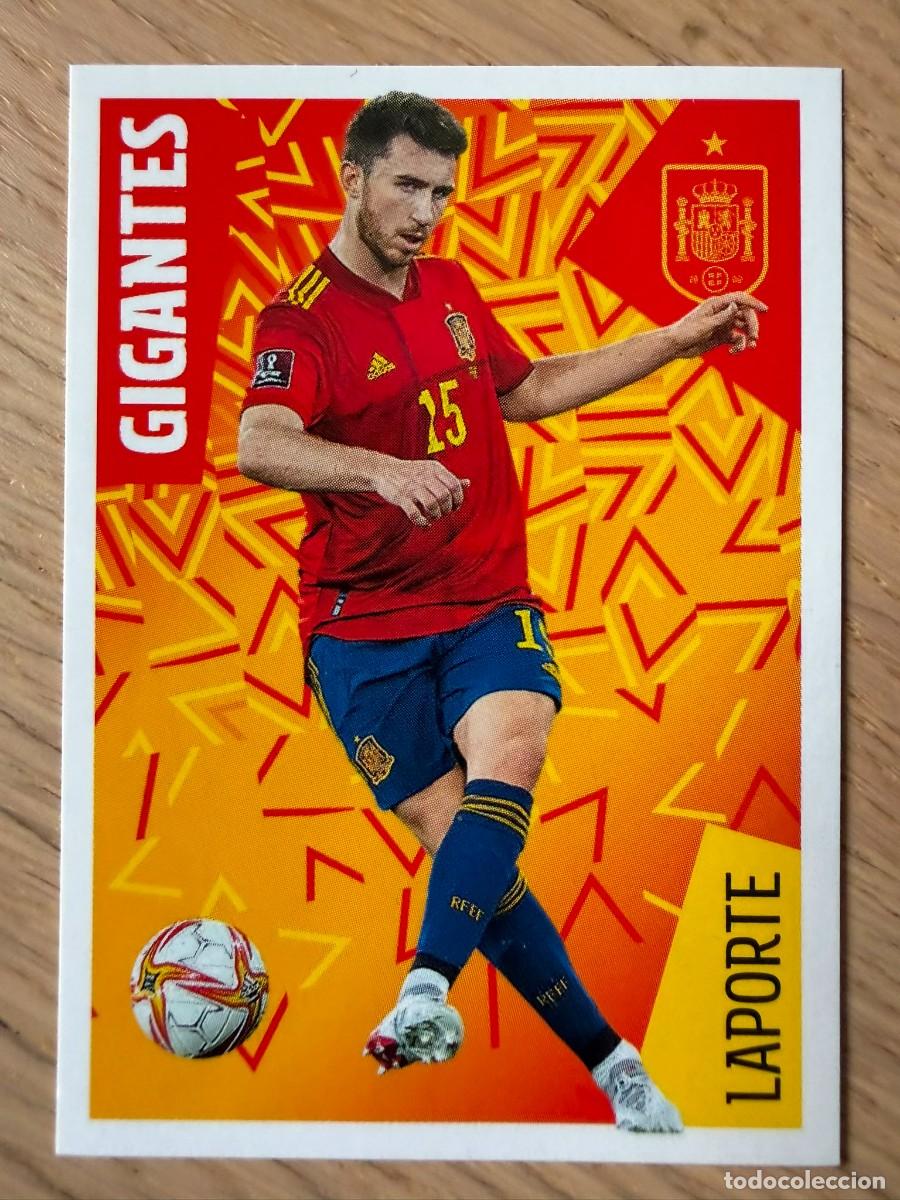Coleccionismo cromos antiguos: 16 LAPORTE LOS IDOLOS DE LA ROJA CRACKS CARREFOUR ESPA&Ntilde;A MUNDIAL 2022 22 SIN PEGAR PANINI