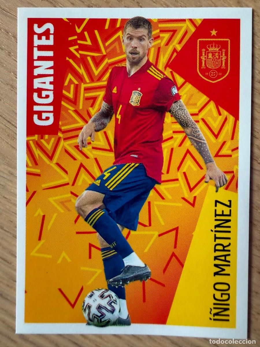 Coleccionismo cromos antiguos: 18 I&Ntilde;IGO MARTINEZ LOS IDOLOS DE LA ROJA CRACKS CARREFOUR ESPA&Ntilde;A MUNDIAL 2022 22 SIN PEGAR PANINI
