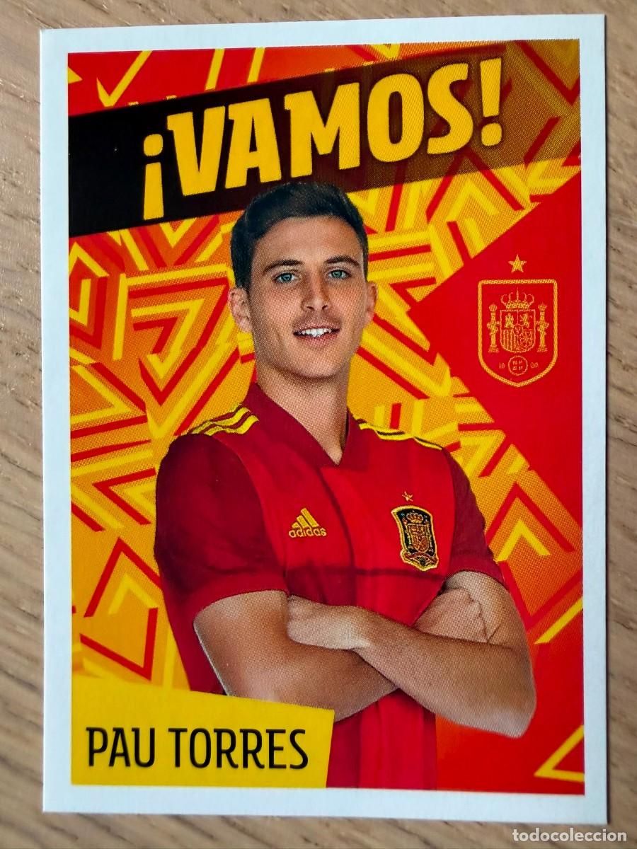 Coleccionismo cromos antiguos: 19 PAU TORRES LOS IDOLOS DE LA ROJA CRACKS CARREFOUR ESPA&Ntilde;A MUNDIAL 2022 22 SIN PEGAR PANINI
