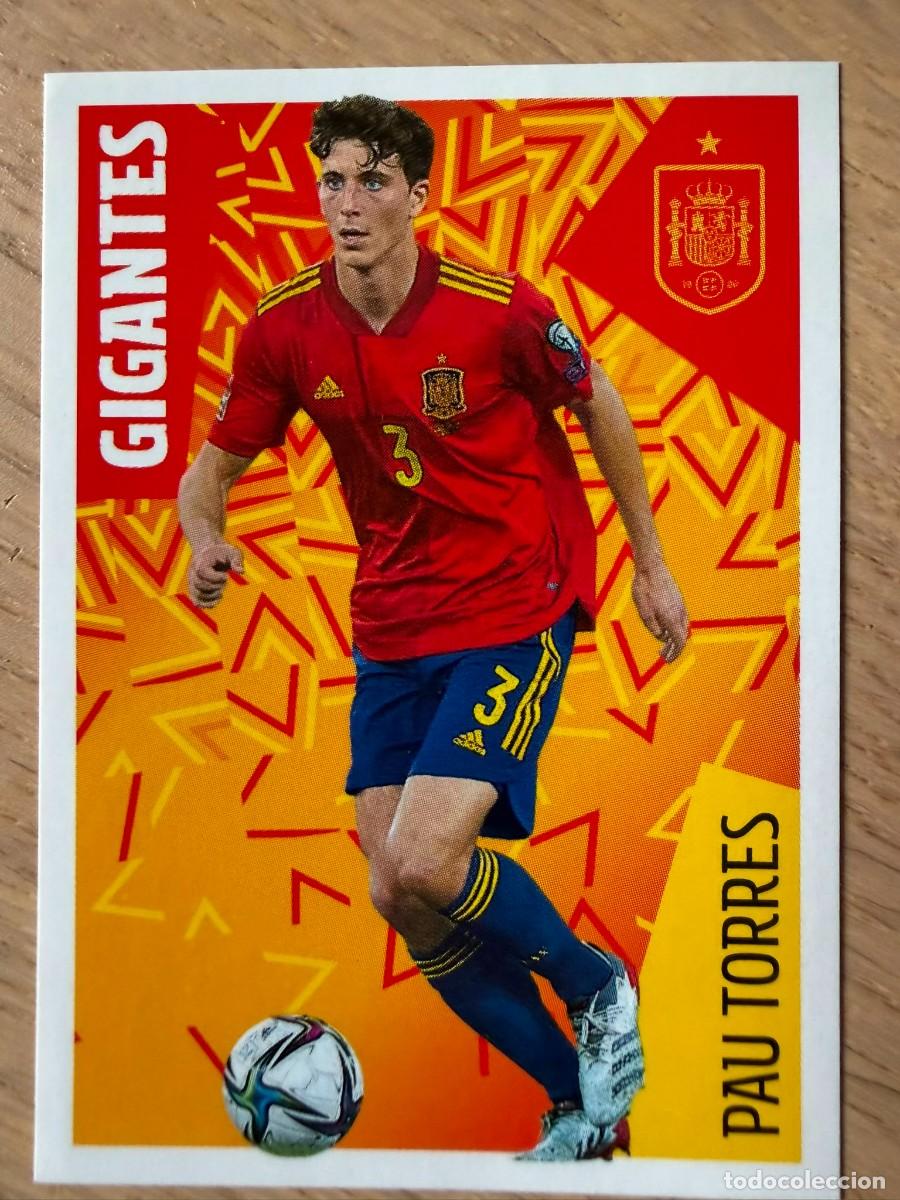 Coleccionismo cromos antiguos: 20 PAU TORRES LOS IDOLOS DE LA ROJA CRACKS CARREFOUR ESPA&Ntilde;A MUNDIAL 2022 22 SIN PEGAR PANINI
