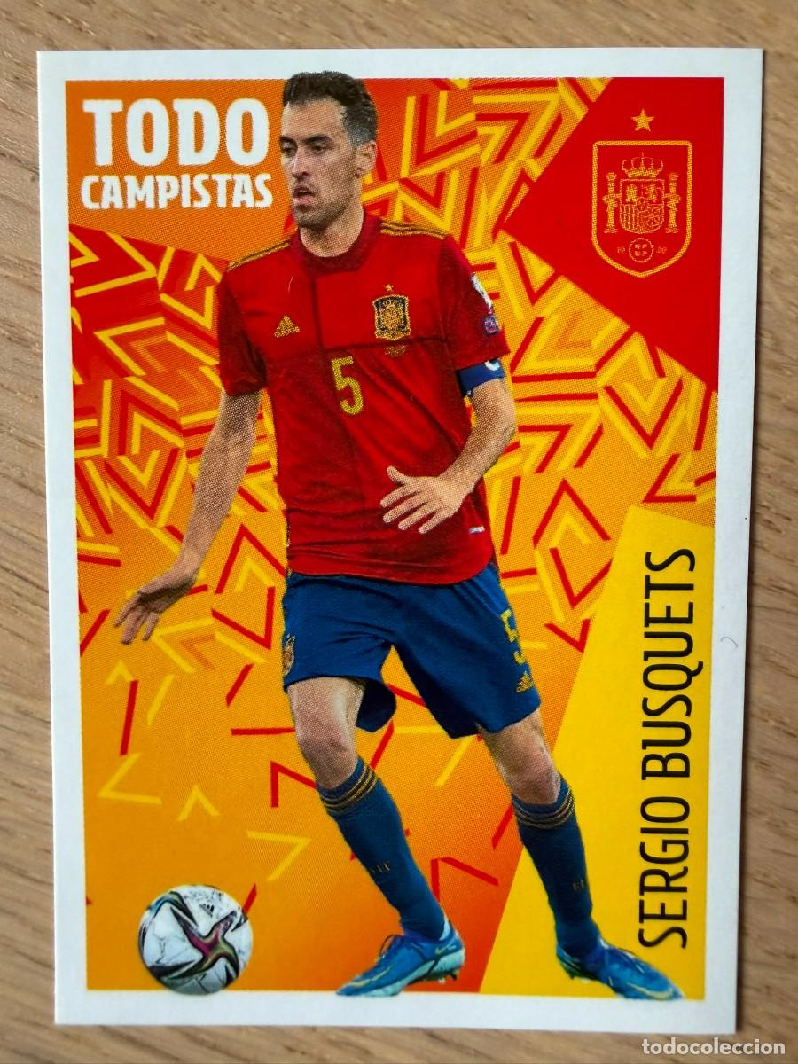 Coleccionismo cromos antiguos: 23 SERGIO BUSQUET LOS IDOLOS DE LA ROJA CRACKS CARREFOUR ESPA&Ntilde;A MUNDIAL 2022 22 SIN PEGAR PANINI
