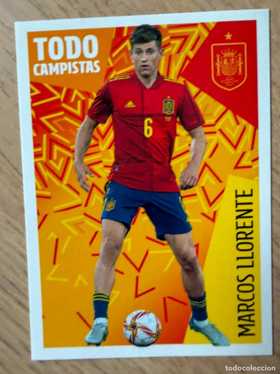 Coleccionismo cromos antiguos: 25 MARCOS LLORENTE LOS IDOLOS DE LA ROJA CRACKS CARREFOUR ESPA&Ntilde;A MUNDIAL 2022 22 SIN PEGAR PANINI