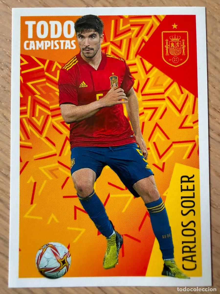 Coleccionismo cromos antiguos: 27 CARLOS SOLER LOS IDOLOS DE LA ROJA CRACKS CARREFOUR ESPA&Ntilde;A MUNDIAL 2022 22 SIN PEGAR PANINI