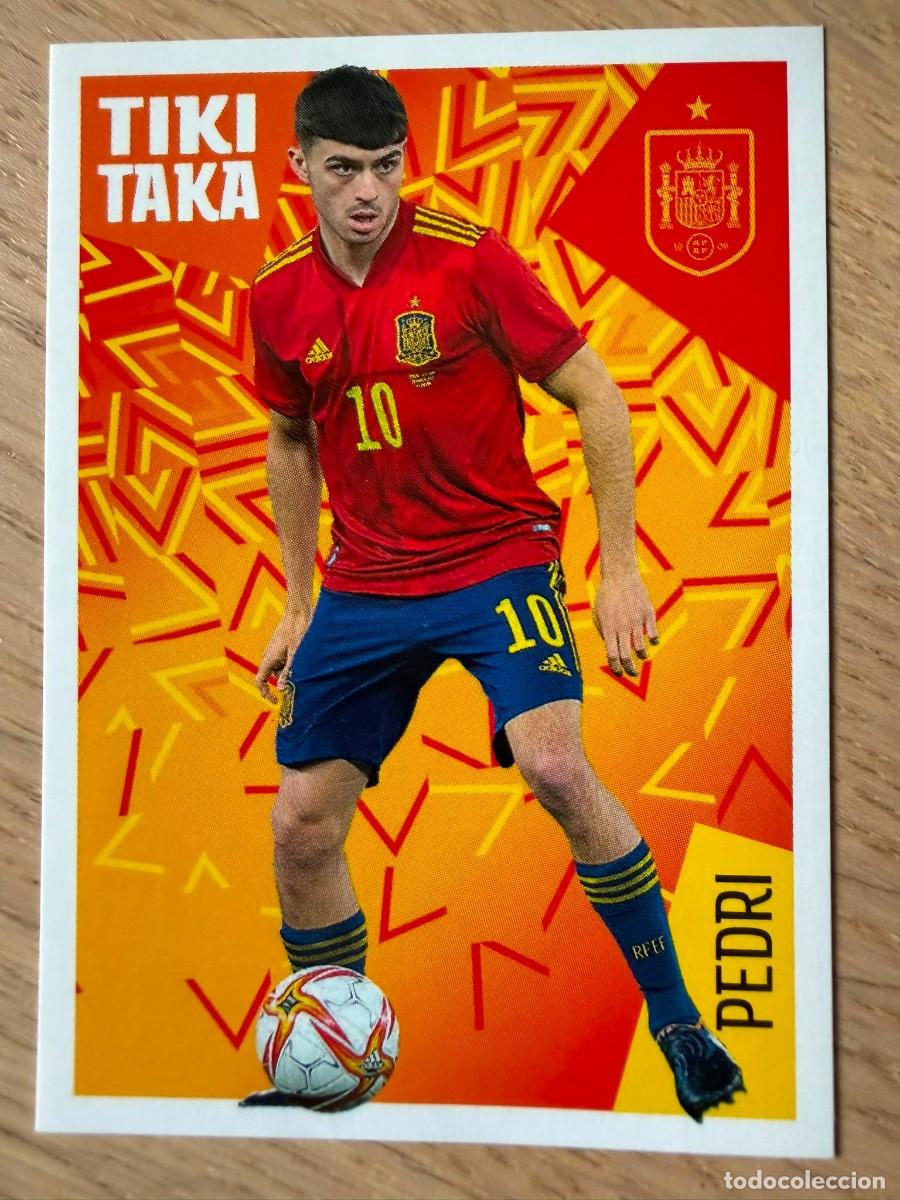 Coleccionismo cromos antiguos: 31 PEDRI LOS IDOLOS DE LA ROJA CRACKS CARREFOUR ESPA&Ntilde;A MUNDIAL 2022 22 SIN PEGAR PANINI