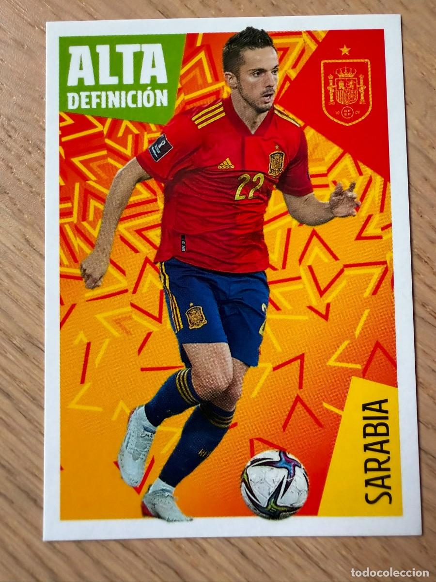 Coleccionismo cromos antiguos: 35 SARABIA LOS IDOLOS DE LA ROJA CRACKS CARREFOUR ESPA&Ntilde;A MUNDIAL 2022 22 SIN PEGAR PANINI