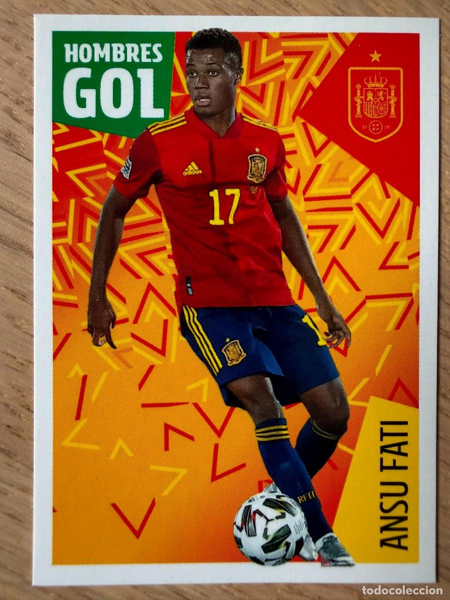Collectionnisme Cartes &agrave; collectionner anciennes: 41 ANSU FATI LOS IDOLOS DE LA ROJA CRACKS CARREFOUR ESPA&Ntilde;A MUNDIAL 2022 22 SIN PEGAR PANINI