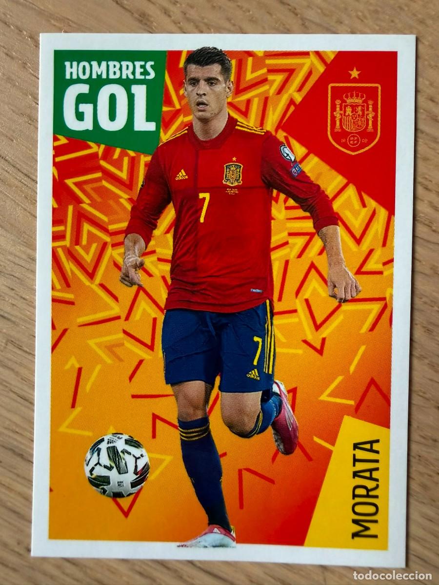 Collectionnisme Cartes &agrave; collectionner anciennes: 43 MORATA LOS IDOLOS DE LA ROJA CRACKS CARREFOUR ESPA&Ntilde;A MUNDIAL 2022 22 SIN PEGAR PANINI