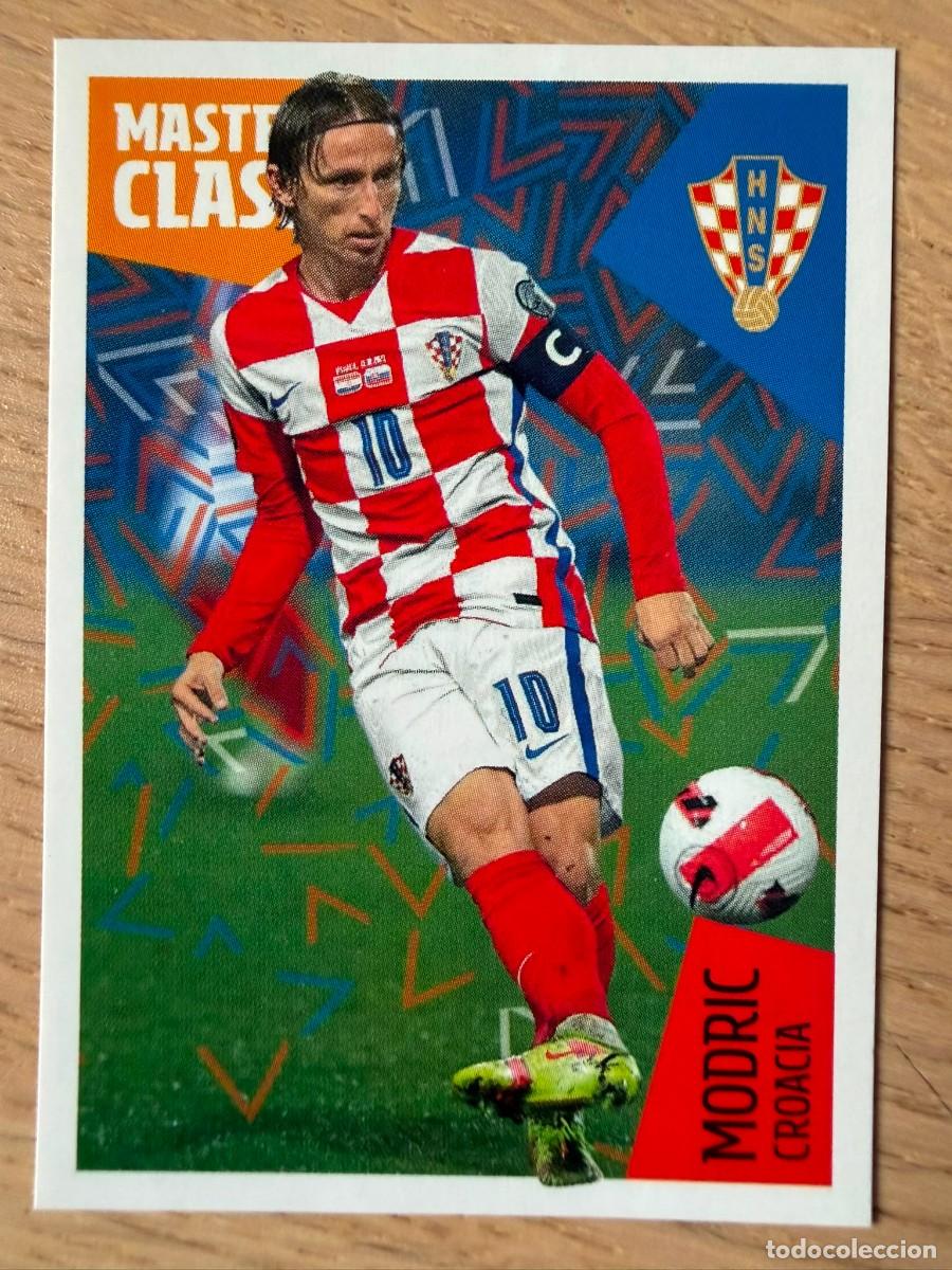 Coleccionismo cromos antiguos: 62 LUKA MODRIC LOS IDOLOS DE LA ROJA CRACKS CARREFOUR ESPA&Ntilde;A MUNDIAL 2022 22 SIN PEGAR PANINI