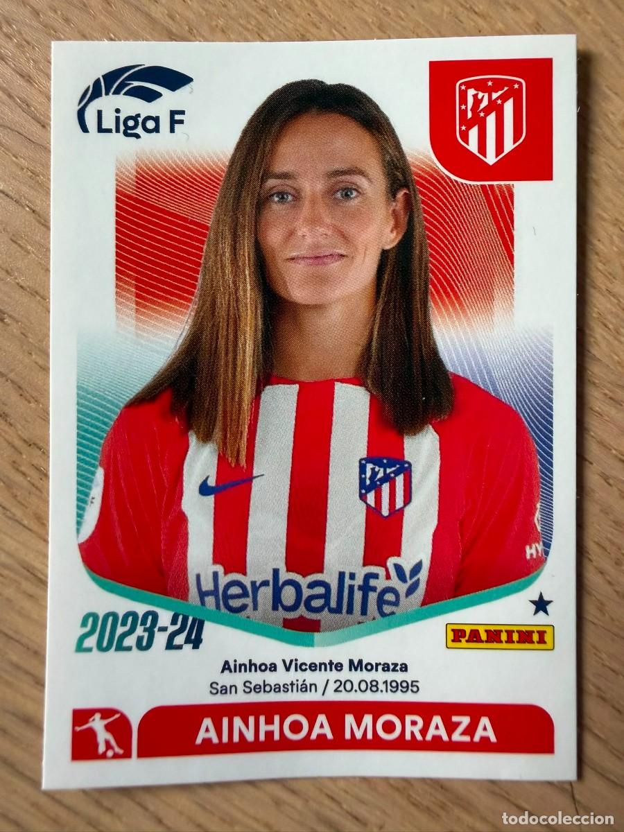 Coleccionismo cromos antiguos: 29 AINHOA MORAZA ATLETICO MADRID 23 24 2023 2024 LIGA F FEMENINIA PANINI SIN PEGAR STICKER