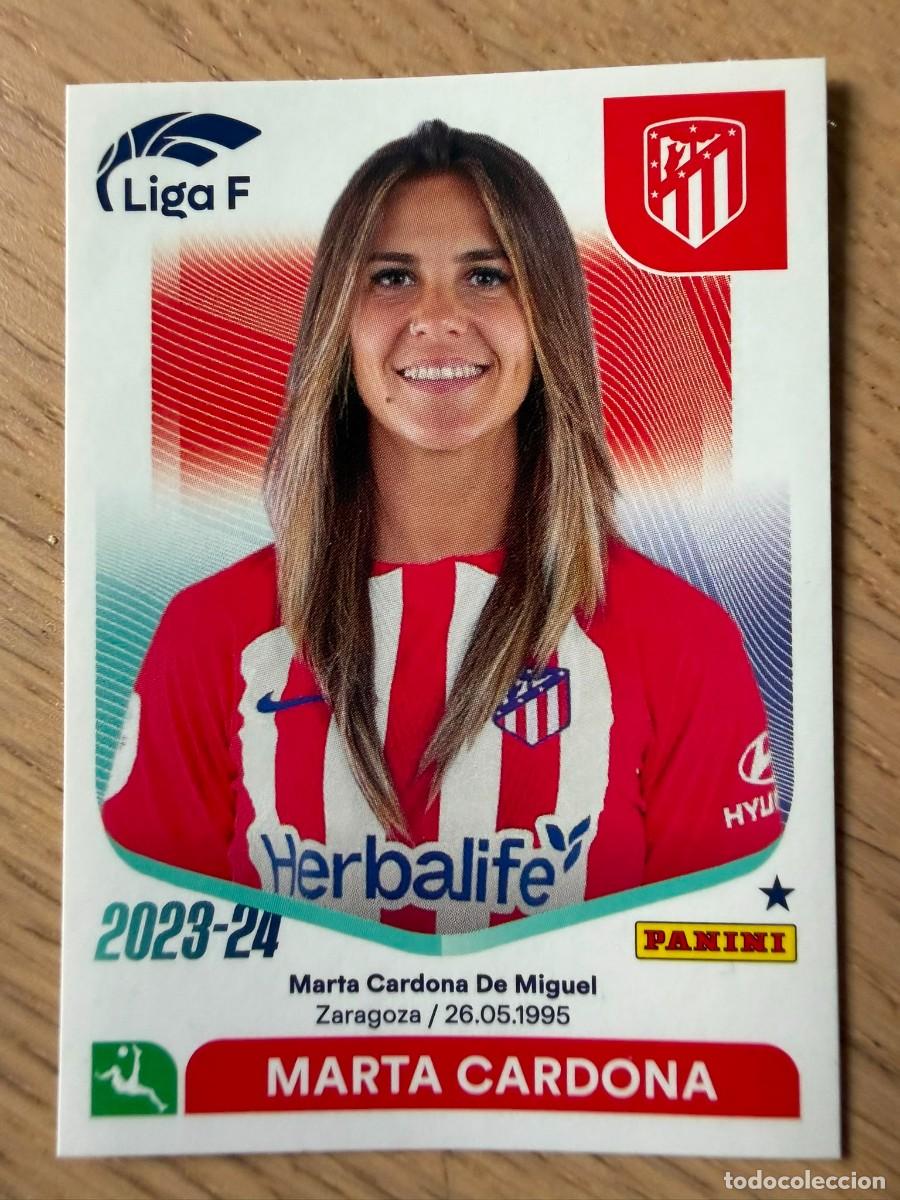 Coleccionismo cromos antiguos: 39 MARTA CARDONA ATLETICO MADRID 23 24 2023 2024 LIGA F FEMENINIA PANINI SIN PEGAR STICKER