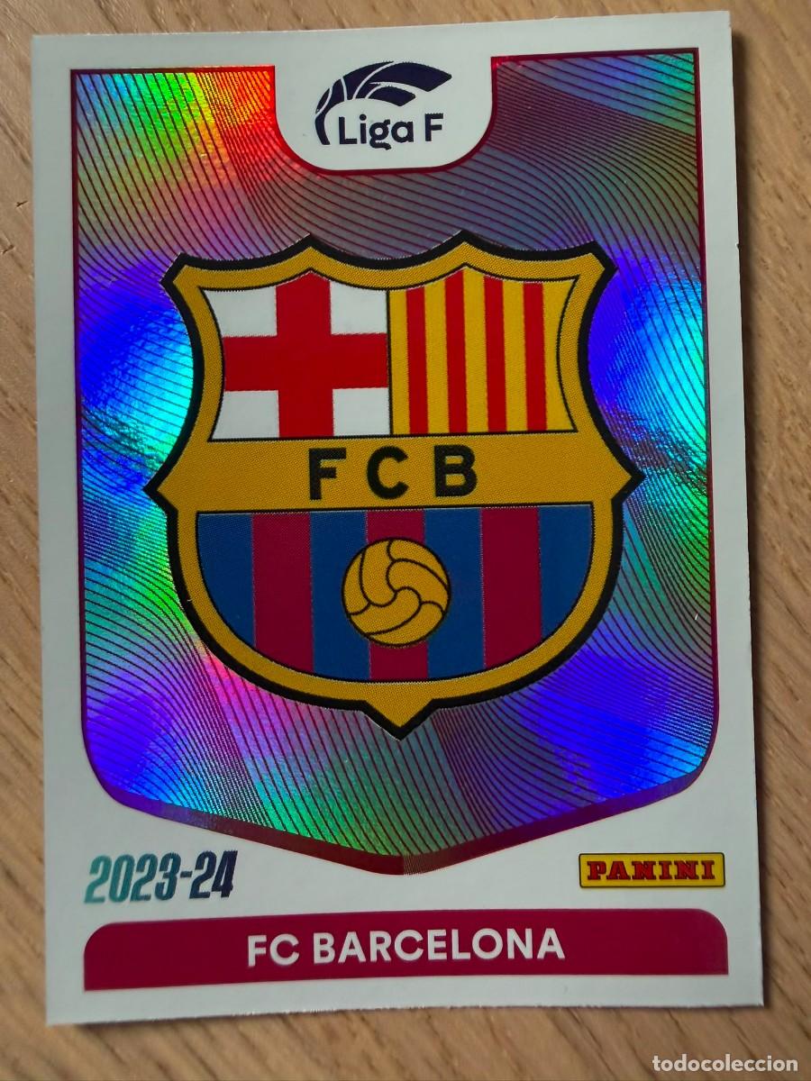 Coleccionismo cromos antiguos: 42 ESCUDO BARCELONA 23 24 2023 2024 LIGA F FEMENINIA PANINI SIN PEGAR STICKER