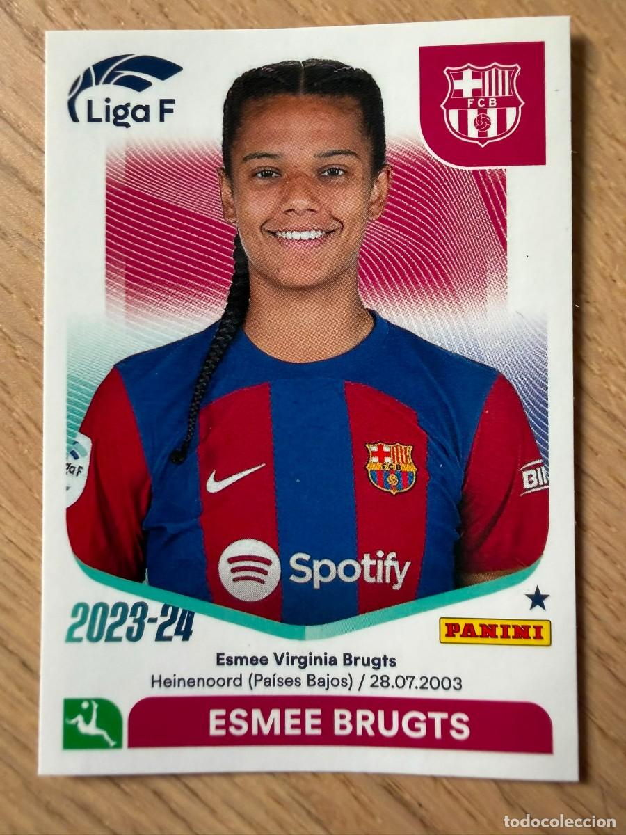 Coleccionismo cromos antiguos: 60B 60 B ESMEE BRUGTS BARCELONA 23 24 2023 2024 LIGA F FEMENINIA PANINI SIN PEGAR STICKER